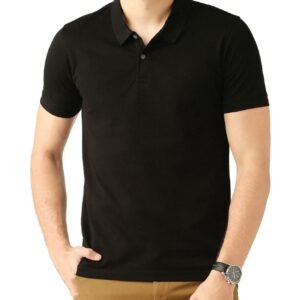 Solid Polo | Black Color | Standard Quality | Regular Fit