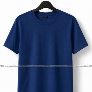 Solid T-Shirt | Navy Blue Color | Standard Quality | Regular Fit
